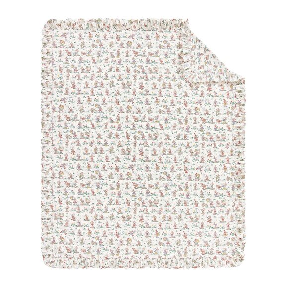 Disney Home x Sanderson Minnie Mouse and Mickey Mouse Garden Duvet Bedding NWT